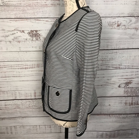 Talbots Button front tweed size 10 Half sleeve‎ career blazer jacket - Picture 3 of 7